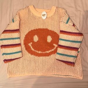 ALL SMILEY SWEATER FROM SISTERBABYZ.COM// SIZE LARGE
